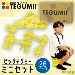 ビッグテグミー ミニセット 26ピース TEGUMII 知育 STEAM 教育 ブロック おもちゃ 幼児 赤ちゃん 組み立て 分解 保育 0歳 1歳 2歳 3歳 誕生日 プレゼント ギフトのサムネイル