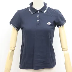 モンクレール MONCLER 半袖ポロシャツ Mサイズレディース MONCLER モンクレール ポロシャツ レディース 半袖 コットン