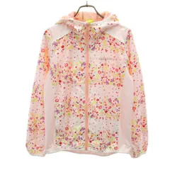 adidas NEO LABEL アディダス ネオレーベル フルーツ柄 ウインドブレーカー M ホワイト ジャケット 裏メッシュ レディース 古着