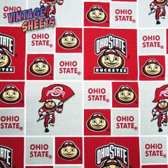 海外輸入 OHIO STATE BUCKEYES フットボール 生地/s35