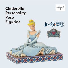 ジムショア キャラクターグッズ ディズニー プリンセス シンデレラ エネスコ フィギュア 人形 置物 Disney Traditions by Jim Shore Cinderella Personality Pose Figurine 正規輸入品