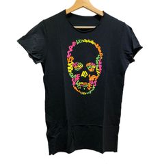 lucien pellat-finet ルシアンペラフィネ LPF Multi Color Skull Crewneck T-Shirt Black LPF マルチカラー スカル クルーネック Tシャツ ブラック