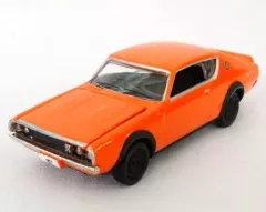 【中古】ミニカー 1/64 ニッサン KPGC110型 ケンメリ GT-R(オレンジ) 「TACCAR スカイライン GT-R THE ENGINE」