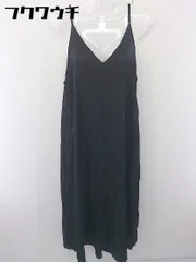 ◇ Aunt Marie's アントマリーズ キャミソール ロング ワンピース ブラック レディース  【1109280014642】