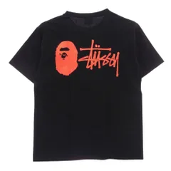 Stussy ステューシーAPEエイプコラボ限定激レアTシャツ 限定品 A BATHING APE x STUSSY コラボ Tシャツ エイプ - メルカリ