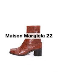 Maison Margiela㉒　メゾン マルジェラ　シボ革タビブーツS57WU0132 P1867 箱あり