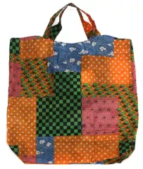 【中古】雑貨 着物柄 ポケッタブルバッグ 「鬼滅の刃×ユニクロ」