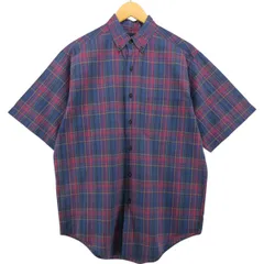 古着 90年代 ギャップ GAP オールドギャップ チェック柄 半袖 ボタンダウンシャツ メンズS相当 ヴィンテージ/eaa541195