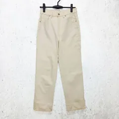 GU ジーユー ハイウエスト ストレート ジーンズ デニム 神デニム ナチュラル オフホワイト Mサイズ ◎_□□.