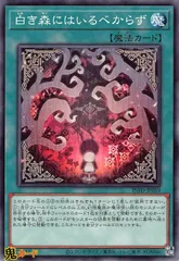 白き森にはいるべからず INFO-JP059 N 状態:A 魔法 シングルカード OCG