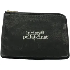 新品タグ付　lucien pellat-finet/ レザーポーチ　スモール 新品タグ付 lucien pellat-finet/ レザーポーチ スモール