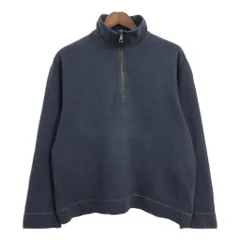 00年代 GAP ギャップ ハーフジップ スウェット ネイビー (メンズ L) 中古 古着 T1631