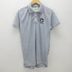 G■アバクロンビー&フィッチ/Abercrombie&Fitch 半袖ポロシャツ【L】灰/men's/38【中古】■