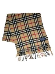 Burberry バーバリー 100%ウール マフラー ベージュ ノバチェック BURBERRYS (バーバリーズ) マフラー ウール ノバチェック