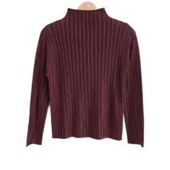 未使用品　プリーツプリーズ　長袖トップス　カットソー　丸首シャツ 2025年最新】PLEATS PLEASE レディース 長袖 Tシャツ