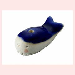 白イルカに乗ったゴマフアザラシ♡陶器人形、置物、縁起物、作家、アート、造形 可愛い❤️白イルカちゃん♡陶器人形、置物、スピリチュアル