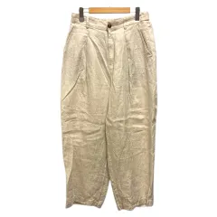 ジャーナルスタンダード ラックス JOURNAL STANDARD LUXE 24AW パンツ ボトムス タック ワイド リネン ベージュ アイボリー