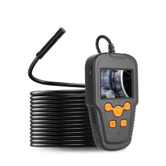 最新 正規品 TB-P60 液晶画面 付 エンドスコープ カメラ 業務用 防水 ファイバースコープ 5m スネークカメラ 防水 ファイバー スコープ 内視鏡 マイクロ ボア ファイバースコープカメラ 隙間 CCD 排水溝 プロ仕様 ダクト 録画 写真 工業用のサムネイル