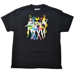 セーラームーン　Tシャツ　XL　黒　アニメT　両面プリント　未使用新品 *