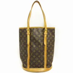 ルイヴィトン LOUIS VUITTON モノグラム バケットGM ショルダー トートバッグ バケツ型 M42236 茶 ブラウン系