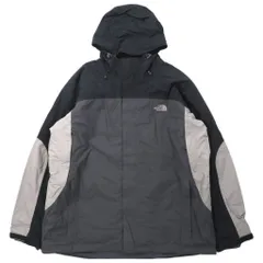 THE NORTH FACE 3WAY マウンテンパーカー XXL グレー ナイロン