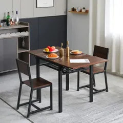 【ラスト1点】折りたたみテーブル ダイニングチェア ダイニングテーブルセット 伸縮ウッドダイニング 無垢材 レトロ 2人掛け ダイニング3点セット 食卓 3点 パイン ダイニングセット