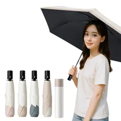 【在庫限り】Prv 2025モデル【 開くと映える！/ 体感温度-12℃ 折りたたみ傘 】晴雨兼用 自動開閉 超軽量 210g 日傘 UVカット99% UPF50+ 遮光 大きい 105cm 超撥水加工 6本骨 耐風 バイカラー 2トーン傘 ワンタッチ開閉 軽
