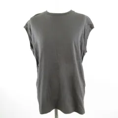 ローリーズファーム LOWRYS FARM カットソー フレンチスリーブ チャコールグレー F *A622