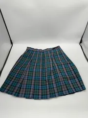 新品】新栄 高校 風 スカート 青チェック 制服 JK - コスプレ衣装
