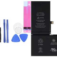 国内発送! 純正同等新品! Apple iPhone X iPhoneX 適用する 携帯電話のバッテリー 電池パック 交換 内蔵battery 修理 両面テープ 修理工具付き PSE認証 ##001