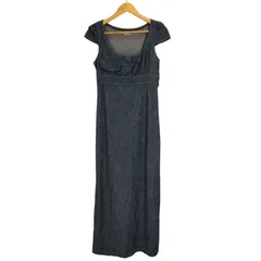 ミュウミュウ miu miu 01aw ARCHIVE DENIM CHAMBRE Milkmaid Maxi Dress レディース  38のサムネイル