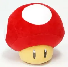 【中古】クッション・抱き枕・本体(キャラクター) キノコインテリア 「一番くじ スーパーマリオブラザーズ 30th Anniversary コレクション」 B賞