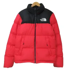 ザノースフェイス THE NORTH FACE NOVELTY NUPTSE JACKET ダウンジャケット ヌプシ NF0A33QB 700フィル アウトドアウエア アウター ジップアップ インフード スタンドカラー ロゴ刺繡 S/P 赤 黒 Xのサムネイル
