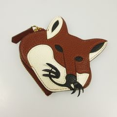 ear PAPILLONNER 二つ折り財布 キツネ刺繍 キャメル WEB限定色 - メルカリ