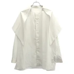 THE RERACS ザ リラクス 24AW PE SUPER LIGHT SPUN SCARF COLLAR SHIRT スカーフカラーシャツ 24FW-REBL-432L-J ホワイト 38のサムネイル