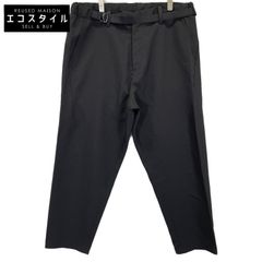 WHITE MOUNTAINEERING ホワイトマウンテニアリング BK2171402 ﾌﾞﾗｯｸ OX DARTED PANTS 4