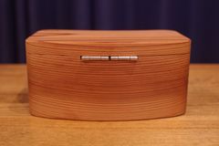 【特殊塗装】マシンカットくり抜き餌箱  吉野杉 M：165mm #115