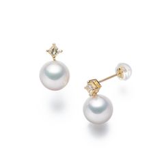 マリーエレーヌドゥタイヤック TASAKI エクリプス ピアス 22K パール