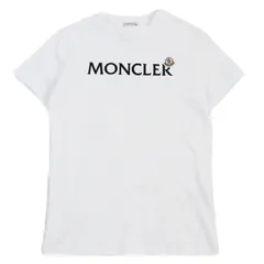 7,650円【極美品】MONCLER ロゴワッペン トリコロール Tシャツ 2023年モデル