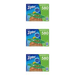 コストコ ジップロック サンドイッチバッグ 保存袋 580袋 3個セット