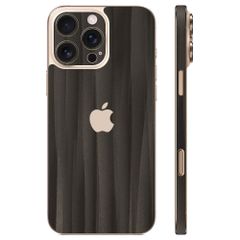 wraplus スキンシール iPhone16 Pro Max 対応 [ブラックアブストラクト]
