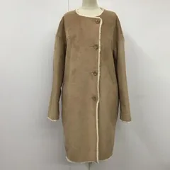 A day in the life UNITED ARROWS アデイインザライフ ユナイテッドアローズ コート 6425-699-0181 ノーカラー フェイクムートン