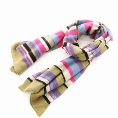 エトロ ETRO マフラー ボーダー柄 マルチカラー /MMのサムネイル