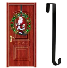 【特価セール】クリスマスリースドア吊り クリスマスの装飾フック ドアハンガー ドア用 花輪フック ドア掛け CLUB】ドアフック 取り付け簡単 金属フック ハンガーホルダー 玄関 部屋 【LEISURE 小物 クリスマス 飾り お正月 飾り（31cm）