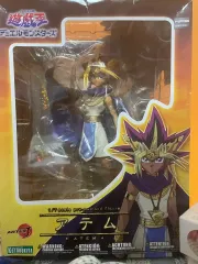 激レア・希少【新品・未開封】遊戯王　アテム　フィギュア　特典カルトゥーシュ付き 本体美品 ARTFX J 遊戯王 アテム フィギュア 特典