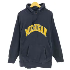 スティーブ バリース STEVE & BARRYS リバース型 MICHIGAN ミシガン カレッジ パーカー メンズ import：XL のサムネイル