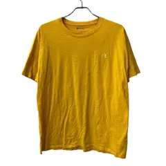 Champion 半袖 ロゴ Tシャツ L イエロー チャンピオン 古着卸 アメリカ仕入 a707-5768