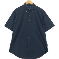 古着 ラルフローレン Ralph Lauren CLASSIC FIT 半袖 ボタンダウンシャツ メンズL相当/eaa556649