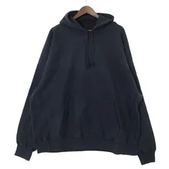 00's チャンピオン プレミアムリバースウィーブ 目無し パーカー 大きいサイズ 古着 メンズUS-3XLサイズ ネイビー系 sc-0721