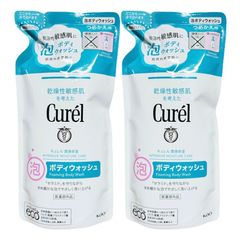 新品❤️キュレル 泡ボディウォッシュ つめかえ 詰め替え 380ml × 2個